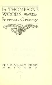 Cover of: In Thompson's woods