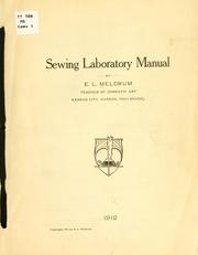 Cover of: Sewing laboratory manual