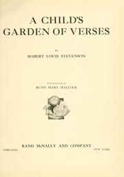 Cover of: A  child's garden of verses by Robert Louis Stevenson