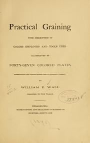 Cover of: Practical graining | William E. Wall