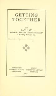 Cover of: Getting together