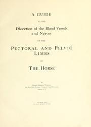 Cover of: A guide to the dissection of the blood vessels and nerves of the pectoral and pelvic limbs of the horse