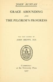 Cover of: Grace abounding and The pilgrim's progress