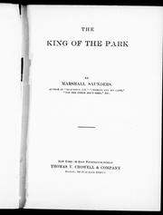 Cover of: The king of the park