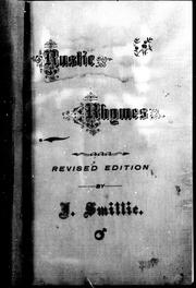 Cover of: Rustic rhymes |