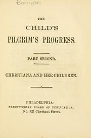 Cover of: child's Pilgrim's progress