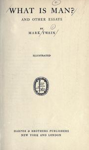 Cover of: What is man? by Mark Twain