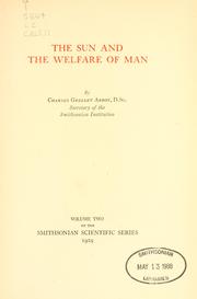 Cover of: sun and the welfare of man.