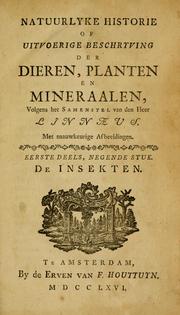 Systema naturae by Carl Linnaeus