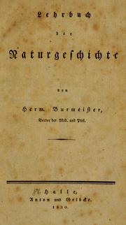 Cover of: Lehrbuch der Naturgeschichte.