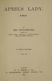 April's lady by Margaret Wolfe Hamilton Hungerford