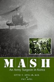 Cover of: MASH by Otto F. Apel