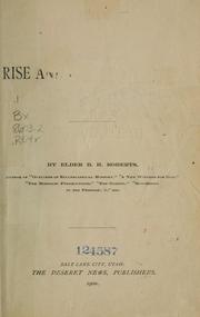 The rise and fall of Nauvoo by B. H. Roberts
