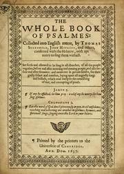 Cover of: The Whole Book of Psalmes