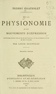 Cover of: De la physionomie et des mouvements d'expression by Louis Pierre Gratiolet