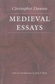 Medieval essays by Christopher Dawson