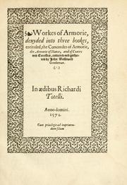 Cover of: Workes of armorie