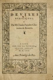 Cover of: Devises heroïqves by Claude Paradin