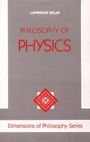 Cover of: Philosophy of physics