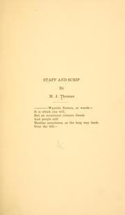 Cover of: Staff and scrip
