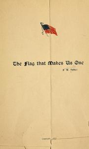 Cover of: flag that makes us one ...