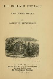 Cover of: The Dolliver romance, and other pieces