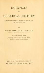 Cover of: Essentials in mediæval history: (from Charlemagne to the close of the fifteenth century)