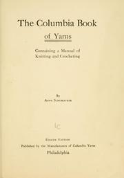 Cover of: The Columbia book of yarns