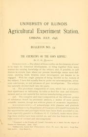 Cover of: chemistry of the corn kernel ...