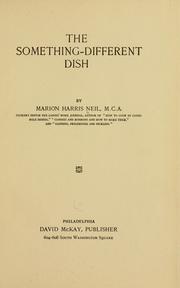 Cover of: something-different dish