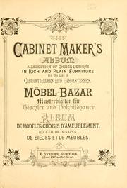 Cover of: The Cabinet maker's album by 