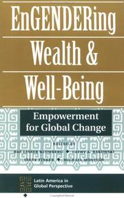 Cover of: Engendering Wealth and Well-Being by Rae L. Blumberg