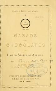 Cover of: Choice recipes