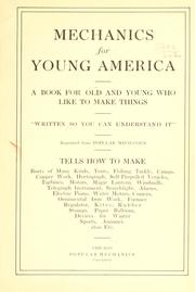 Cover of: Mechanics for young America