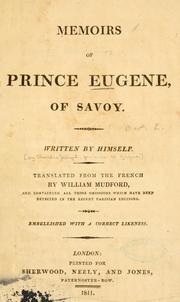 Memoirs of Prince Eugene, of Savoy by Charles Joseph, prince de Ligne