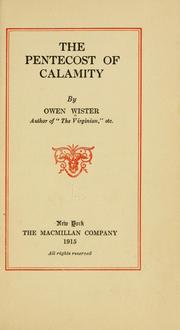 Cover of: Pentecost of calamity