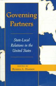 Cover of: Governing Partners: State-Local Relations in the United States