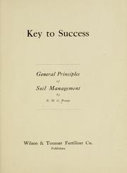 Cover of: Key to success by Nettie May Gifford Prange