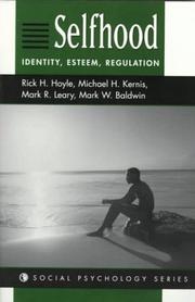 Cover of: Selfhood: Identity, Esteem, Regulation (Social Psychology Series)