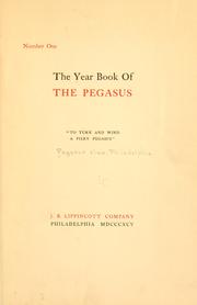 Cover of: The year book of the Pegasus ...