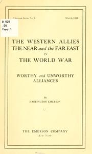Cover of: The western allies: the near and the far East in the world war