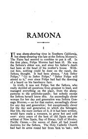 Cover of: Ramona: A Story by Helen Hunt Jackson