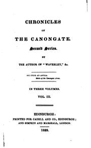 Cover of: Chronicles of the Canongate