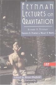 Cover of: Feynman Lectures on Gravitation