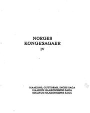 Cover of: Norges kongesagaer by Gustav Storm, Snorri Sturluson, Alexander Bugge