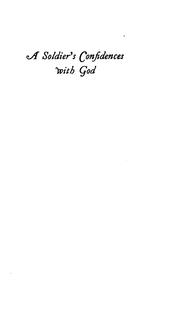 Cover of: A Soldier's Confidences with God: Spiritual Colloquies of Giosuè Borsi by Giosuè Borsi , Pasquale Maltese