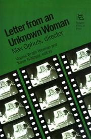 Cover of: Letter from an unknown woman: Max Ophuls, director