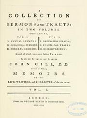 Cover of: collection of sermons and tracts: several of which were never before printed : in two volumes