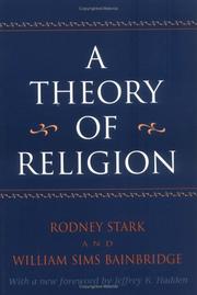 Cover of: A theory of religion