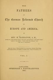 Cover of: fathers of the German Reformed Church in Europe and America